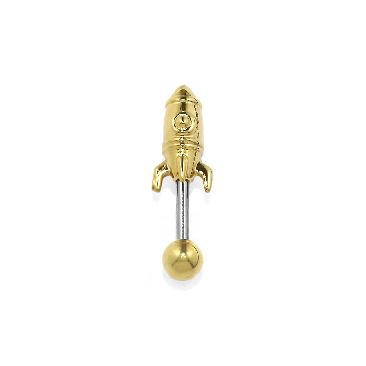 16G 軟骨ピアス ロケット 宇宙 コスモ かわいい シンプル 個性的