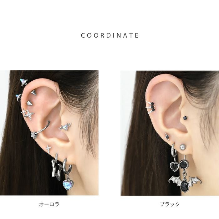 ちゅるちゅるハートワンタッチリングピアス｜ボディピアス凛【公式】