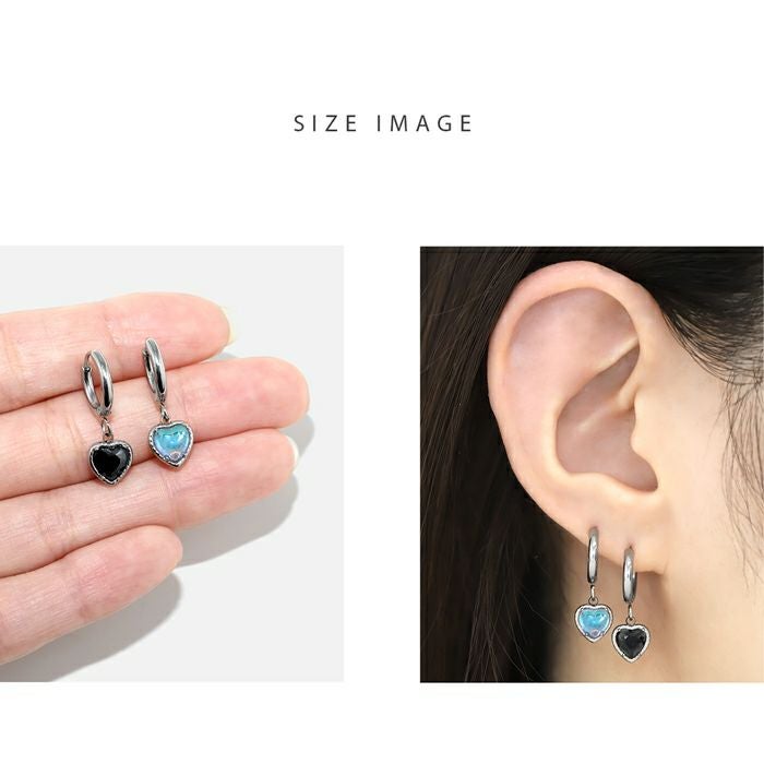 ちゅるちゅるハートワンタッチリングピアス｜ボディピアス凛【公式】