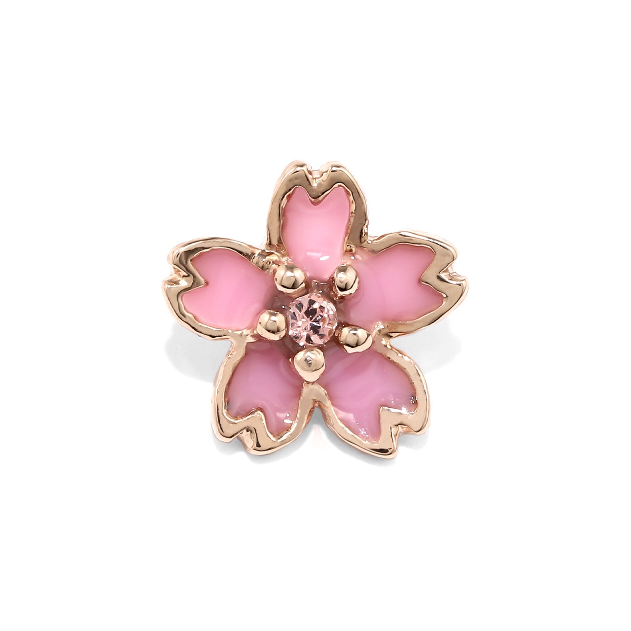 凛オリジナル和花キャッチ（桜・紫陽花・菊｜ボディピアス凛【公式】