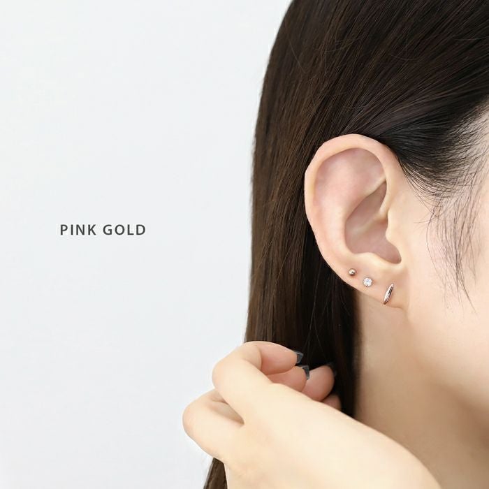 オーバル型小さめピアス｜ボディピアス凛【公式】