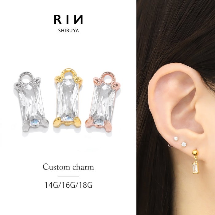 14G 16G 18G チャーム ボディピアス ピアスパーツ チャーム 揺れる