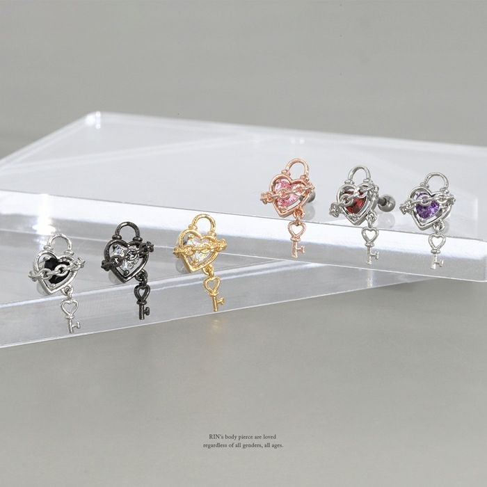 ハートロックピアス【RIN限定】｜ボディピアス凛【公式】