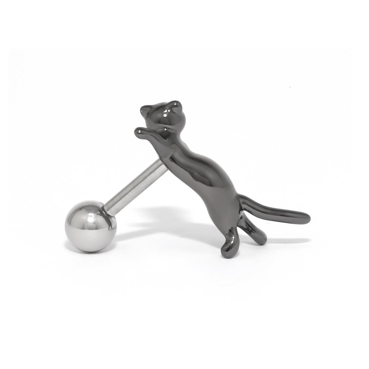 軟骨ピアス 14G 16G のびネコ 猫 ねこ かわいい アンテナヘリックス