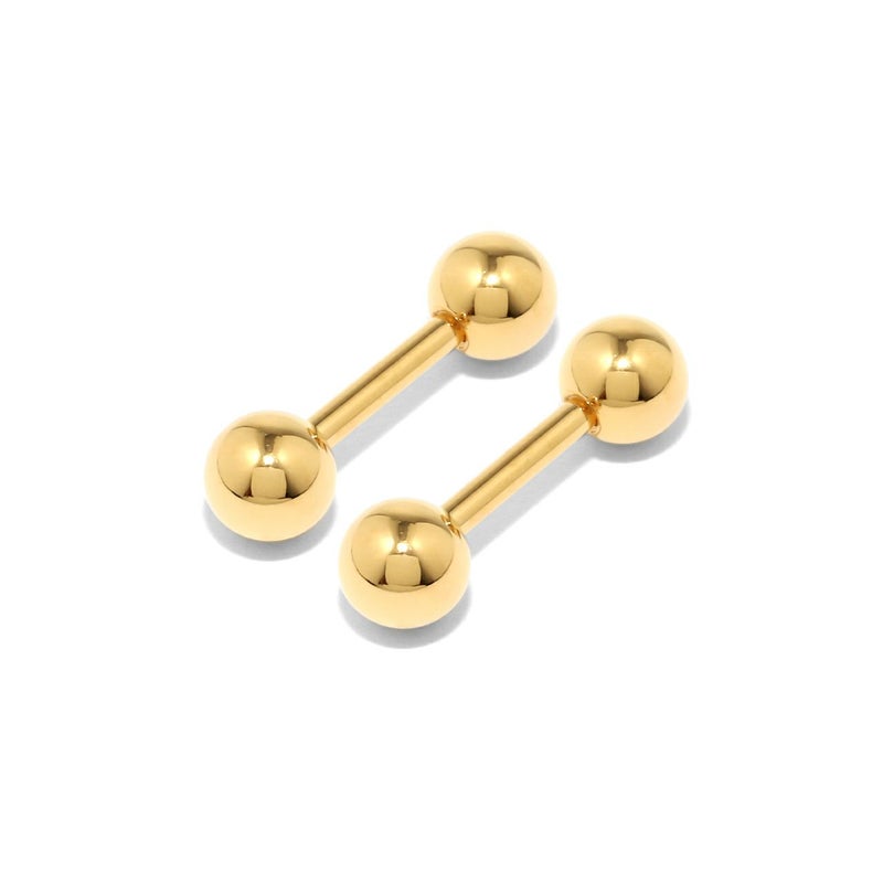 ピアス 24金 ピンクゴールド K24 K18PG コーティング 上品 きれい 