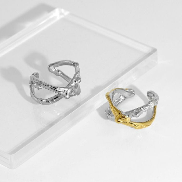 指輪 リング 13号サイズ相当 クロスリング クロスモチーフ シルバー