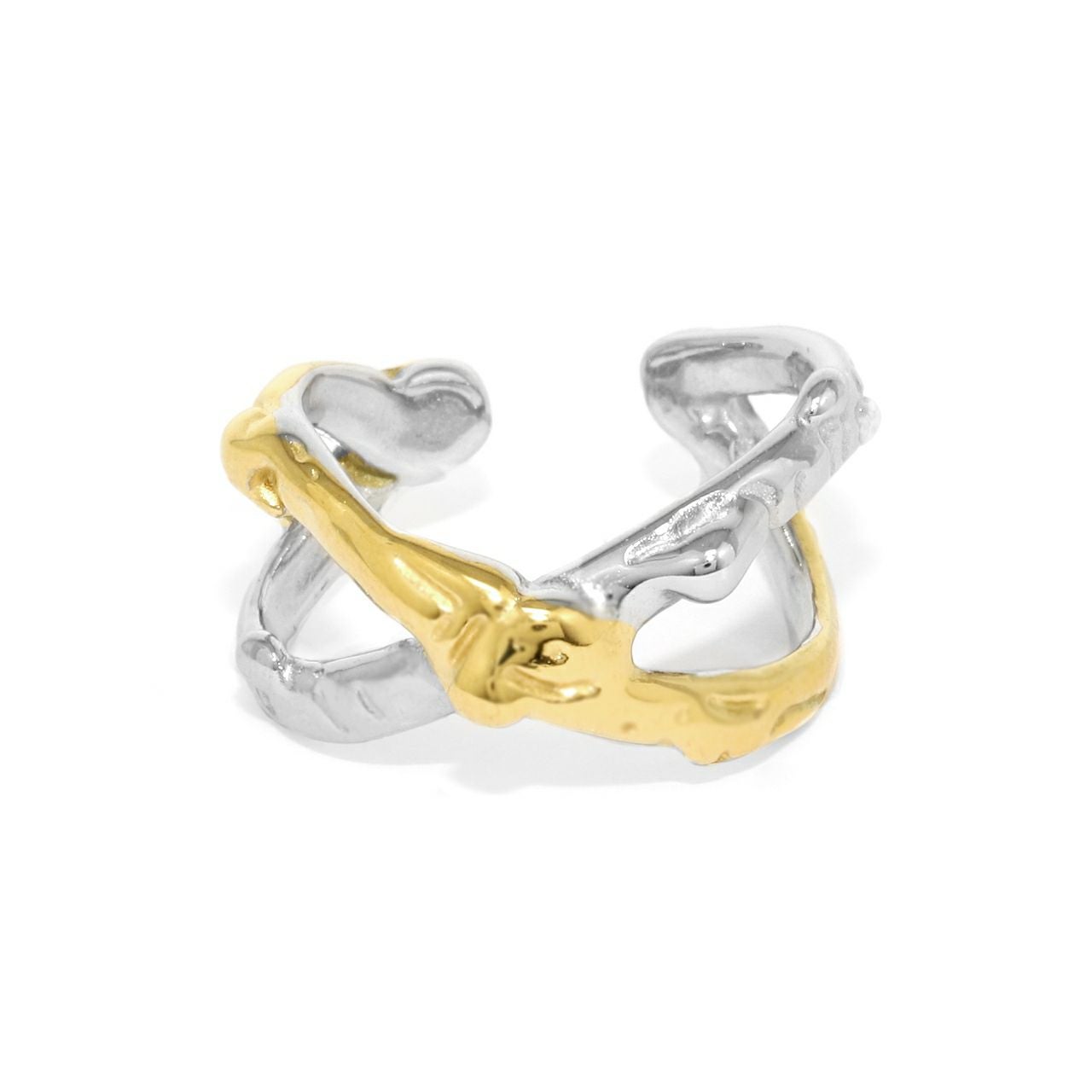 指輪 リング 13号サイズ相当 クロスリング クロスモチーフ シルバー