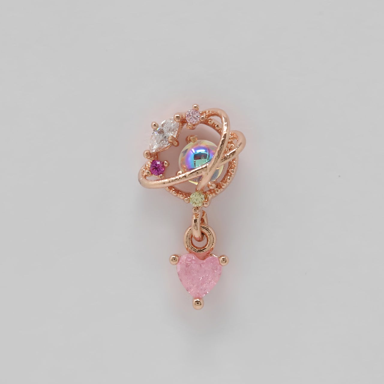 ボディピアス 16G 軟骨ピアス 惑星 ハート プラネット ジュエル