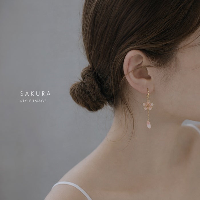 ボディピアス 14G 16G 18G チャーム 花 フラワー 和 和風 季節の花
